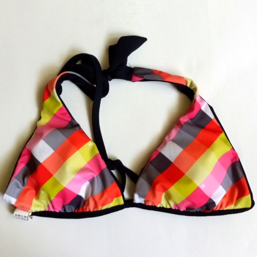 HURLEY REVERSIBLE MULTICOLOR BIKINI TOP